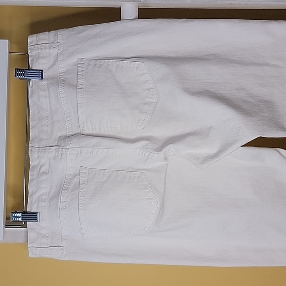 White Skinny Leg Jean Nine West Size 10 - Picture 5 of 6